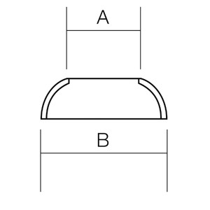 Stainless Steel Stemball Cup - Diagram