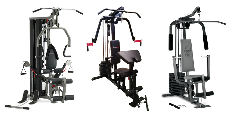 Three Multi Gym Machines