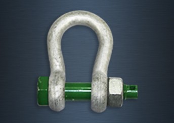 Galvanised Green Pin Safety Pin Standard Shackles