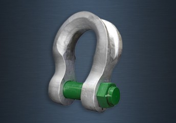 Galvanised Green Pin Sling Safety Pin Bow Shackles