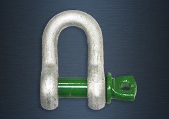 Galvanised Green Pin Screw Pin Standard Bow Shackles