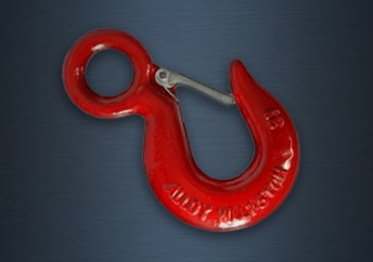 Alloy Steel Large Eye Hook with Safety Catch