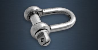 High Tensile Stainless Steel Lifting Shackles - A Type